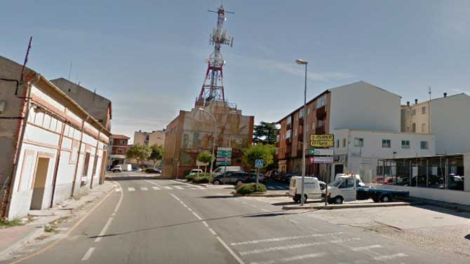 Calle Los Lobos, en Ar&eacute;valo.