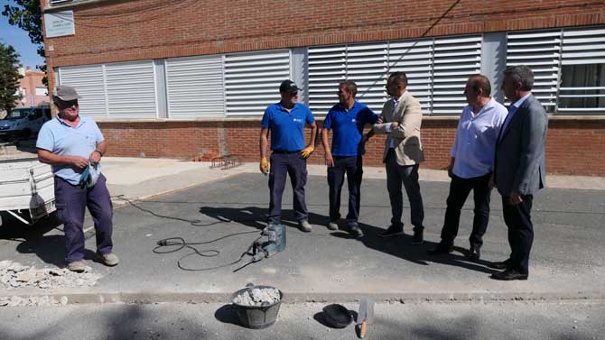 Visita de los ediles al CEIP El Pradillo.