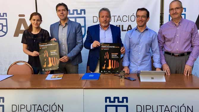 Presentaci&oacute;n del concierto 'A la luz de las velas' en la ermita de las Fuentes.