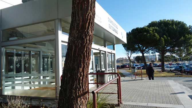 Consultas externas en el Hospital de Sonsoles.