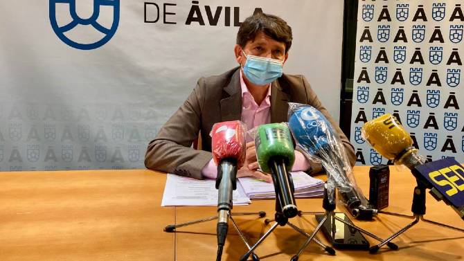 Juan Carlos S&aacute;nchez Mes&oacute;n tras la junta de Gobierno.