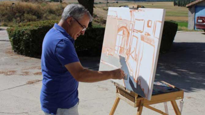 Edici&oacute;n anterior del certamen de pintura de Rivilla de Barajas.