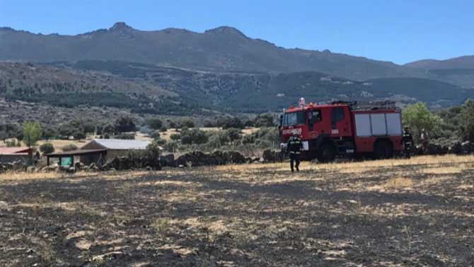 Imagen de archivo de un incendio.
