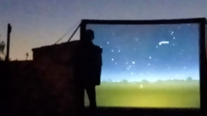 Observación del Grupo de Observadores Astronómicos de Ávila el viernes en Gotarrendura. Foto: Judith Bragado, socia de GOAA.