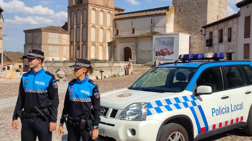 Agenters de la Policía Local de Arévalo.