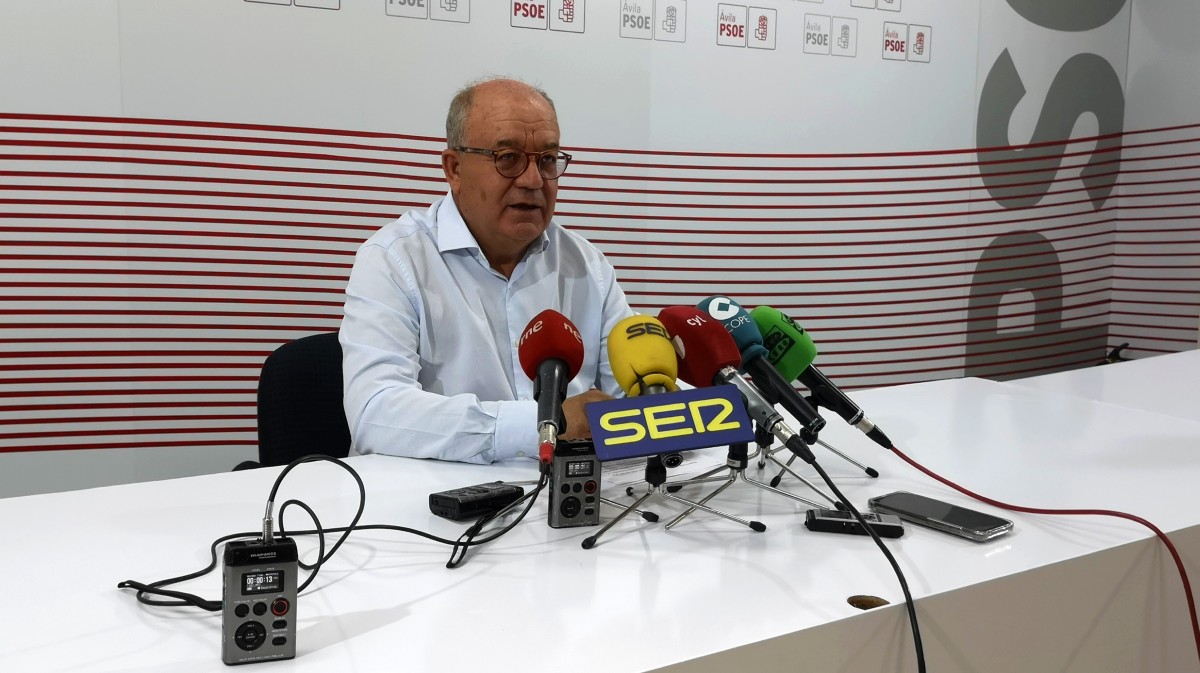 Jesús Caro en rueda de prensa.