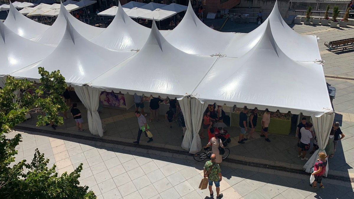 Nuevo emplazamiento de la Feria de Artesanía de Ávila en el Mercado Grande.