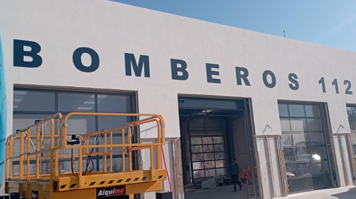 Parque comarcal de bomberos de Ramacastañas, en Arenas de San Pedro.