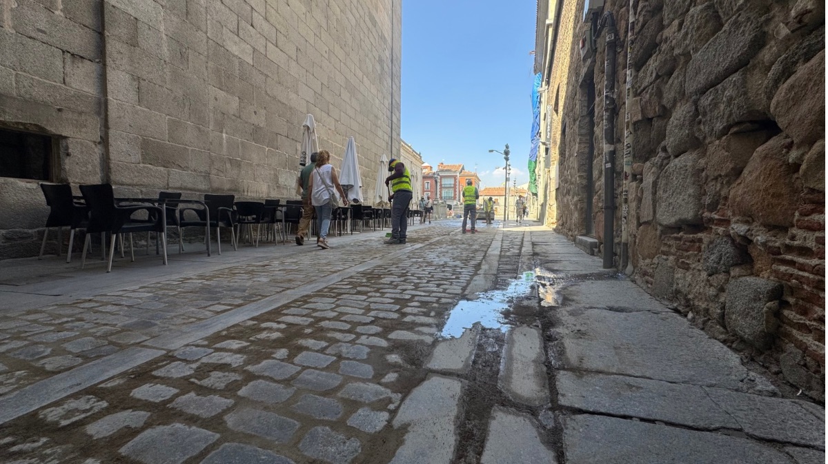 Obras en la plaza de la Catedral