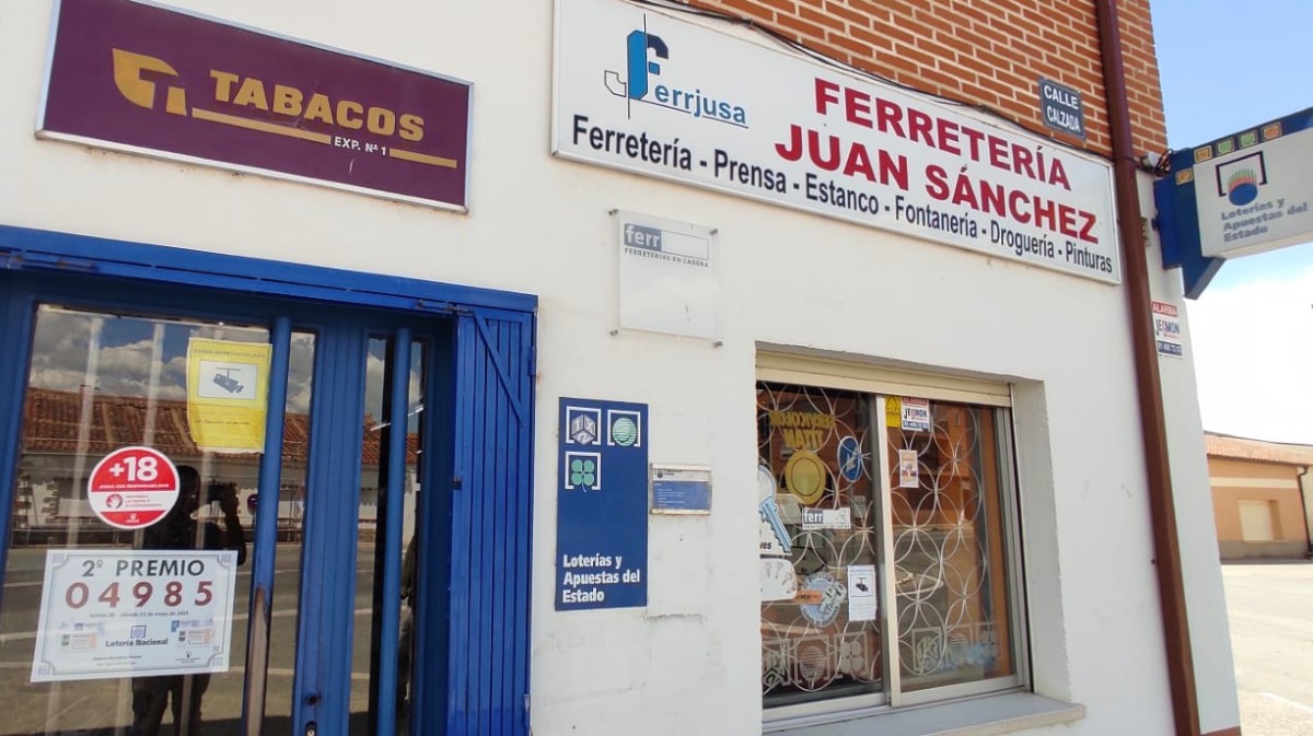 Establecimiento de San Pedro del Arroyo donde se ha vendido el segundo premio.
