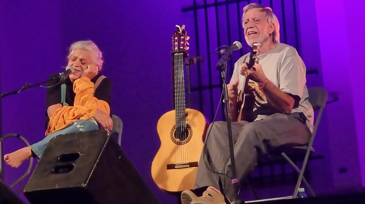 Lourdes Guerra y Luis Pastor en Mingorr&iacute;a, 50 a&ntilde;os despu&eacute;s de su primer recital.