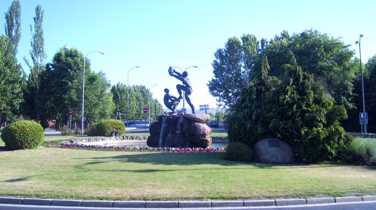 Fuente de los Donantes de Sangre. Foto: Wikipedia/Javiermes.
