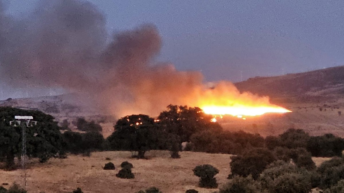 Incendio en el Centro de Tratamienton de Residuos a las 22 horas.