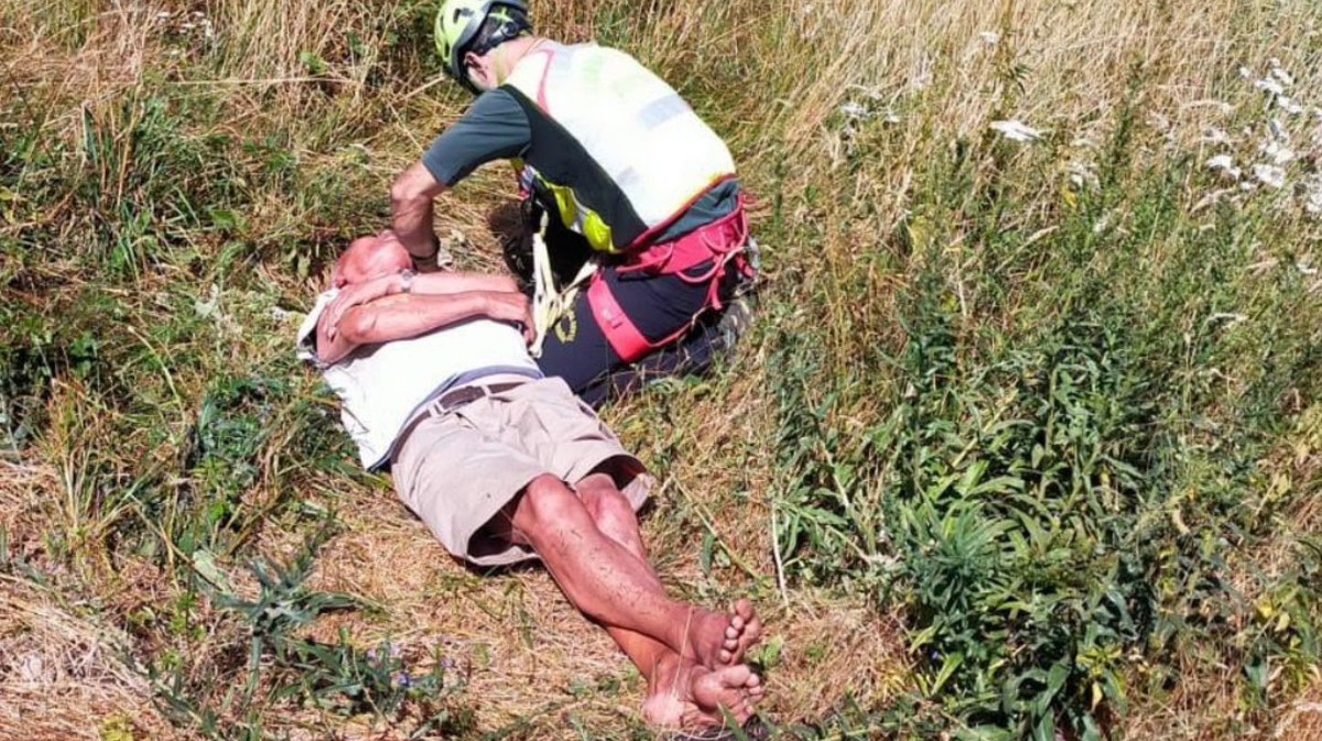 VÍDEO | Hallado con vida un hombre después de tres días desaparecido