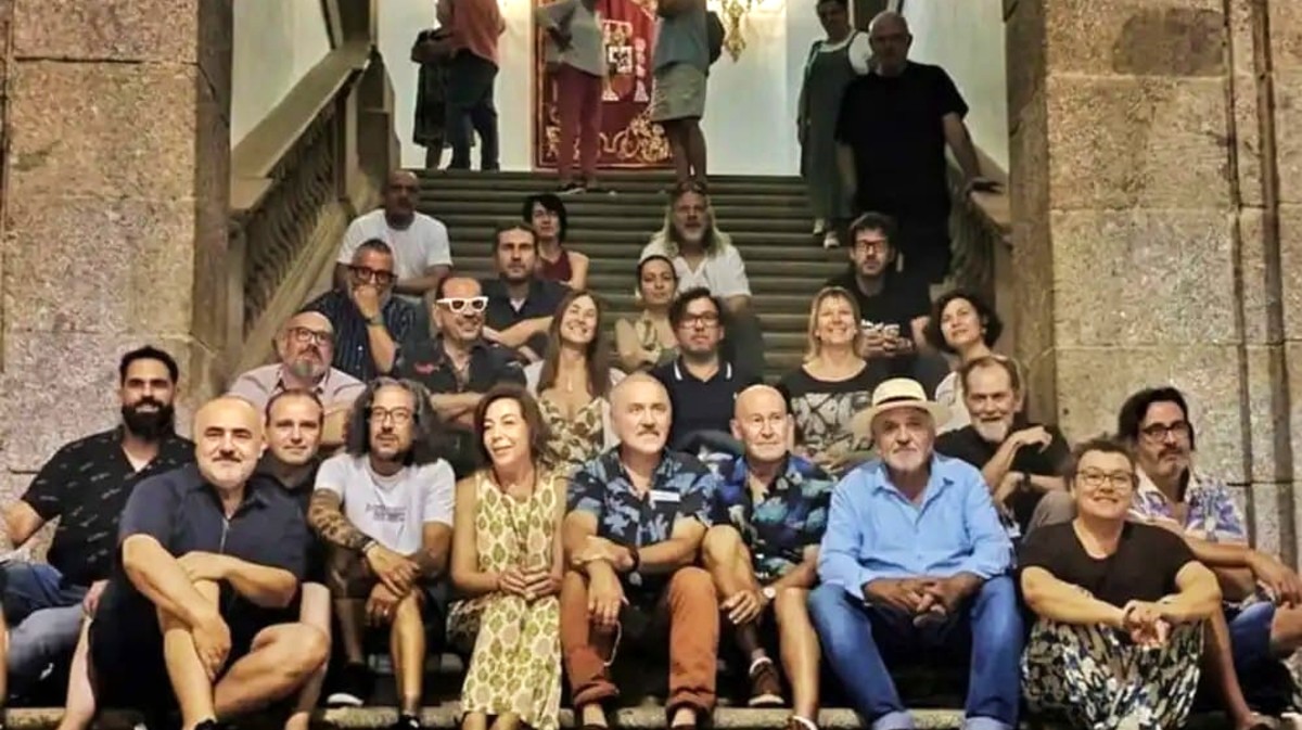 Artistas participantes en 'Palacio 9'.