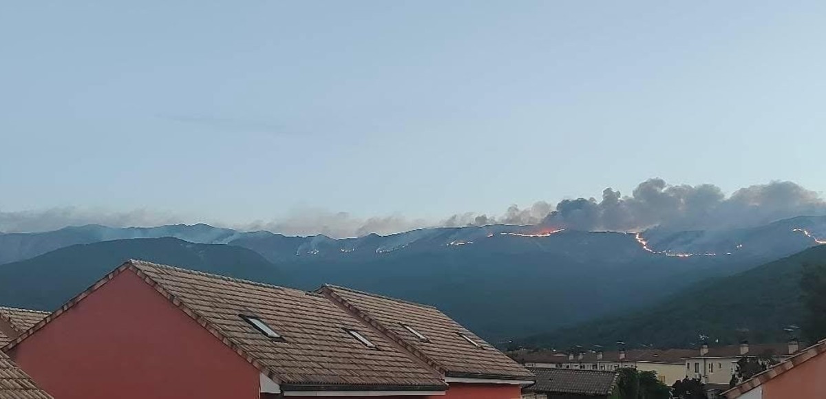 Incendio de Burgohondo, en julio.