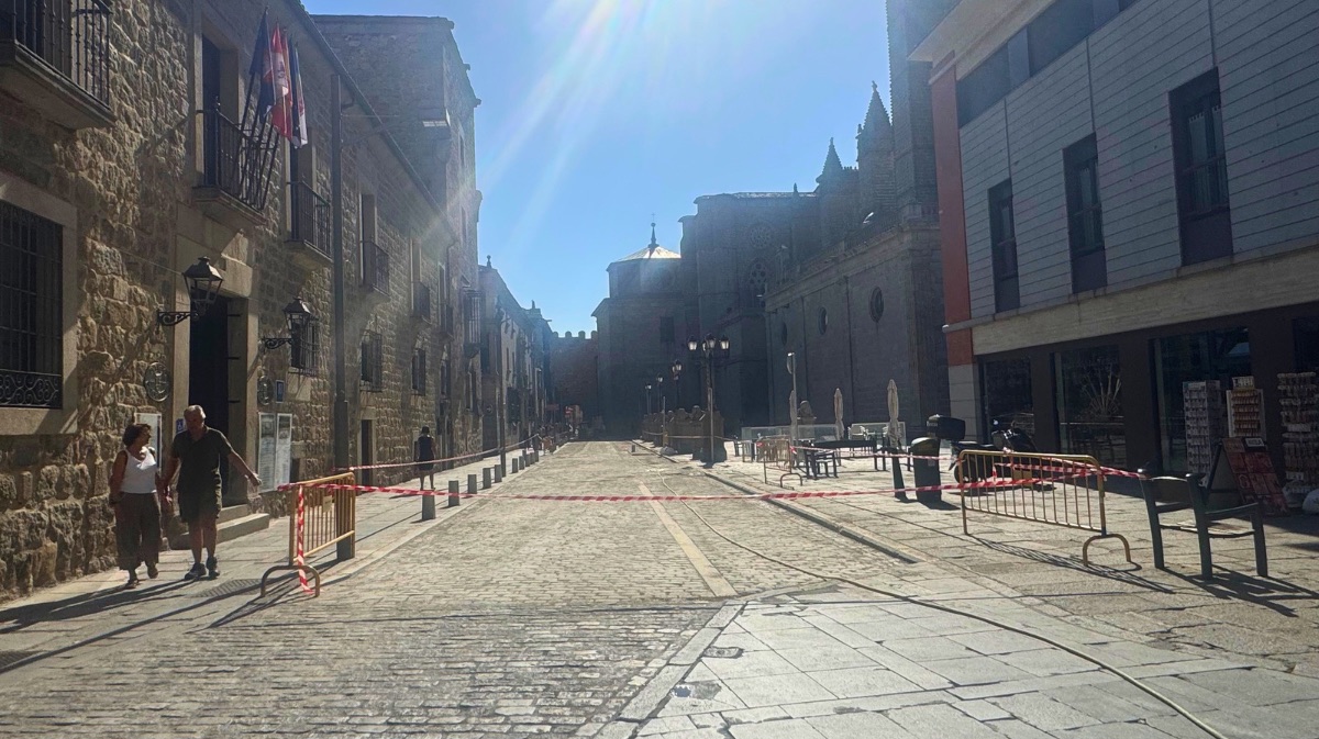 Obras en la plaza de la Catedral