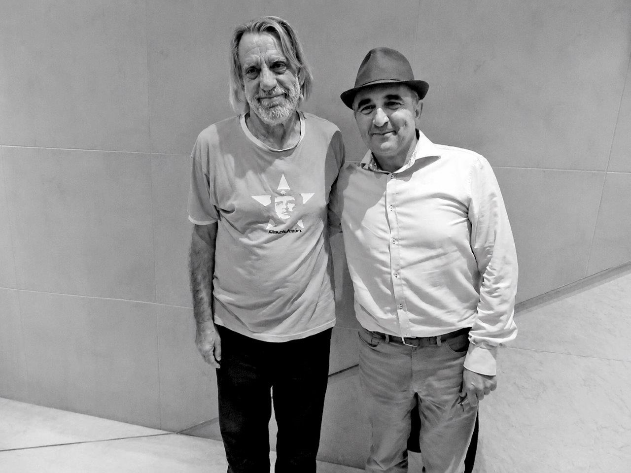 10. Luis Pastor y el Cronista de &Aacute;vila en la actuaci&oacute;n del 3/05/2017.