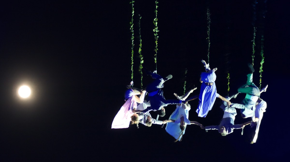 Espect&aacute;culo de la compa&ntilde;&iacute;a Voal&aacute; en el festival Cir&Co.