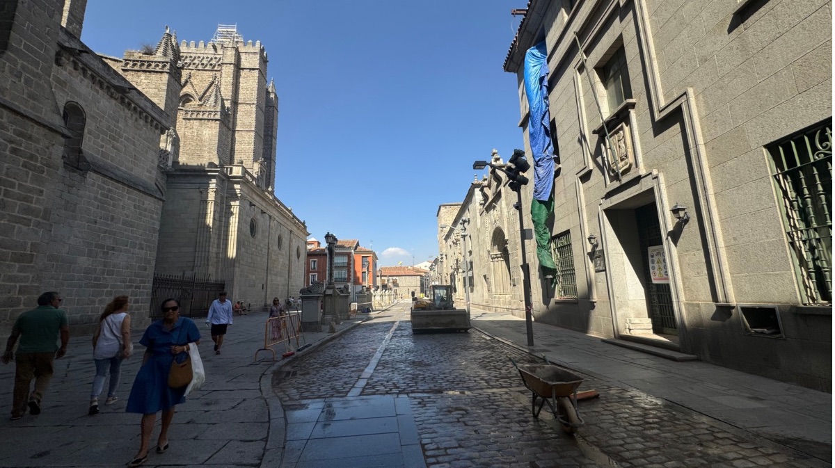 Obras en la plaza de la Catedral