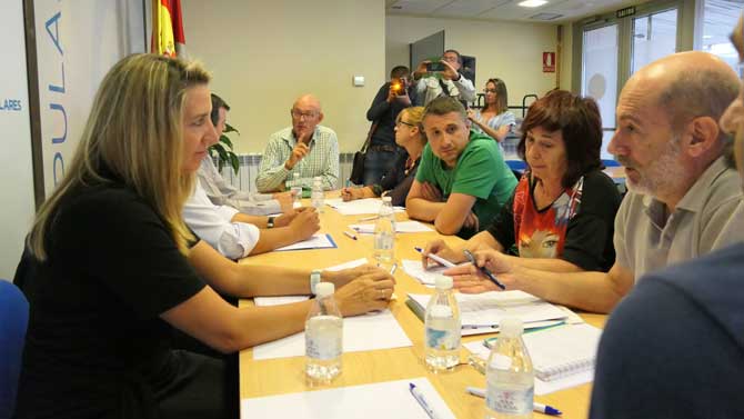 Reunión del PP con sindicatos de prisiones.