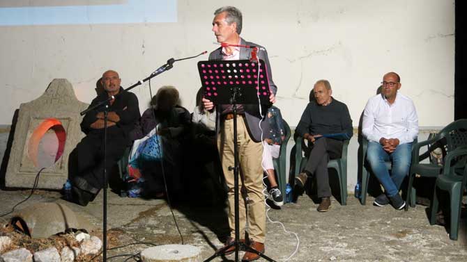 José Francisco Hernández en las recientes fiestas de verano de El Oso.