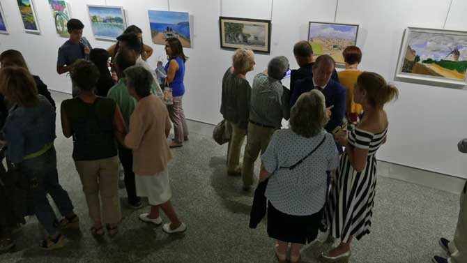 Exposición de los alumnos de los talleres de la Fundación Ávila.