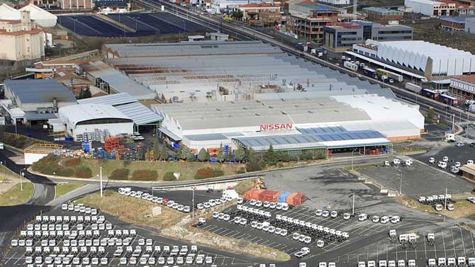Vista aérea de Nissan en Ávila.