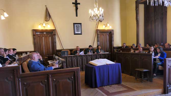 Pleno de septiembre en el Ayuntamiento de &Aacute;vila.