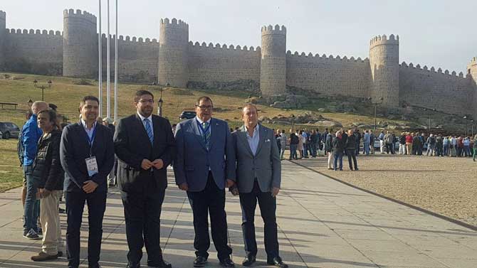 Inauguración de la Feria de Comunicaciones IberRadio en Ávila.