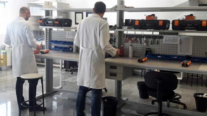Laboratorio de Garbantel en el Polígono de Vicolozano.