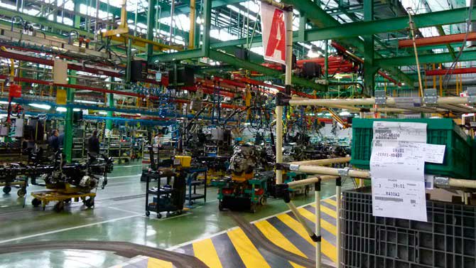 Planta de Nissan en Ávila.