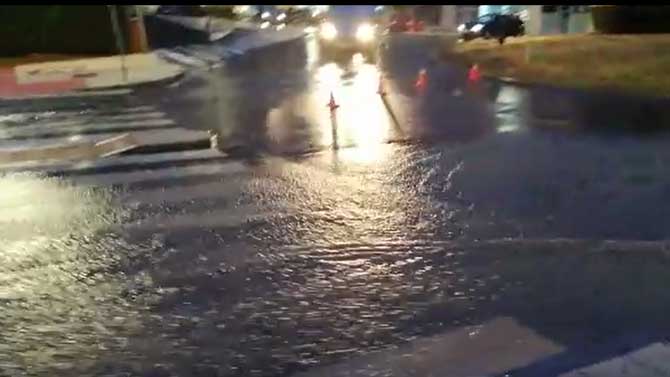 Reciente tormenta en Ávila.