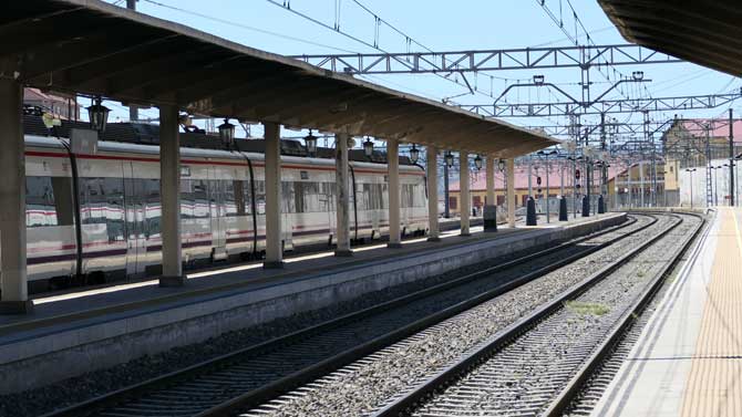 Estación ferroviaria de Ávila.