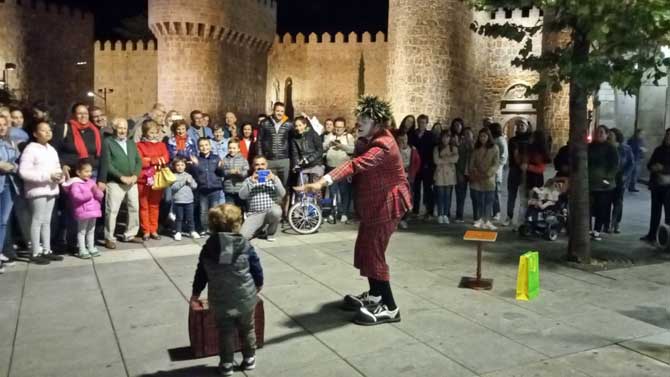 Magia en la calle en Ávila Mágica.