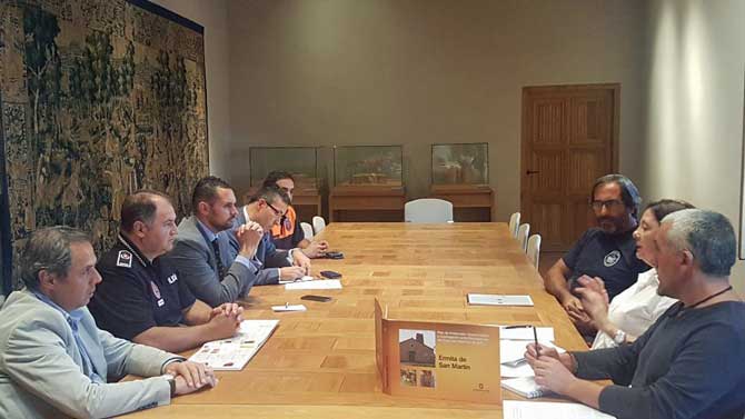 Reunión del Plan de Protección ante Emergencias del Conjunto Histórico de Ávila.