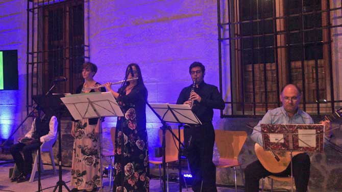 Concierto del Cuarteto Erensia en el Palacio de Superunda.