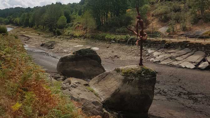 Pantano de Ríocuevas en Arenas de San Pedro.