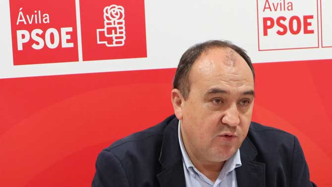 Pedro Muñoz en rueda de prensa.