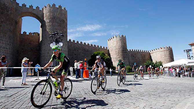 La Vuelta en Ávila en 2016.