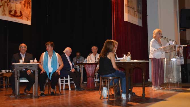 Acto po&eacute;tico en recuerdo de Garc&iacute;a Lorca en Ar&eacute;valo. Foto: Rub&eacute;n Fern&aacute;ndez Maroto.