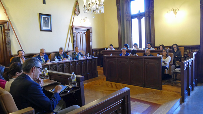 Pleno del Ayuntamiento de Ávila en el anterior mandato.
