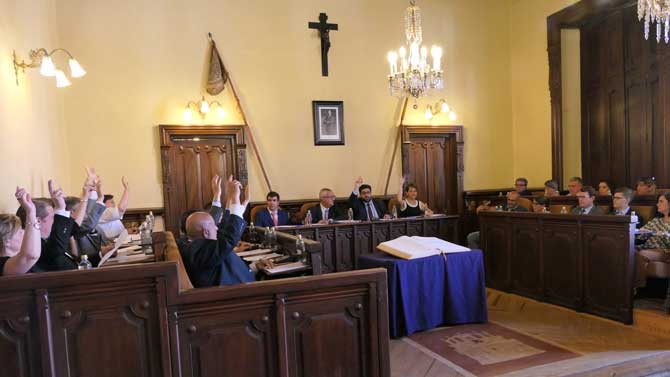 Pleno de junio en el Ayuntamiento de Ávila,