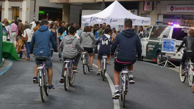 Día sin Coches en la avenida de Portugal.