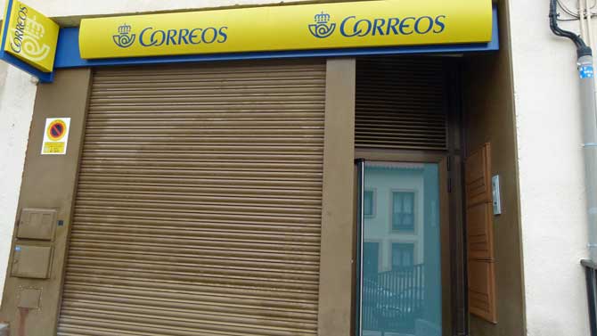 Oficina de reparto de Correos en Ávila.
