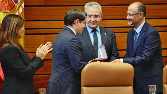 Toma de posesi&oacute;n de David Beltr&aacute;n como procurador.