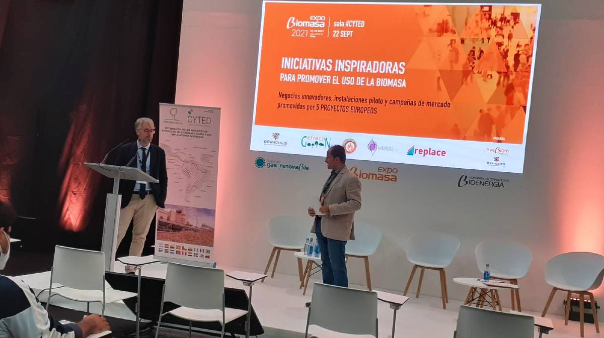 Presencia de proyectos de la Diputación de Ávila en Expobiomasa.