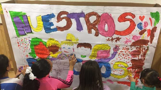 Imagen de archivo de una actividad de Cáritas.