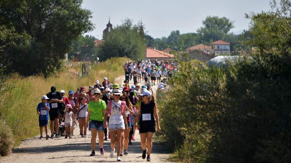 Marcha solidaria en Niharra,