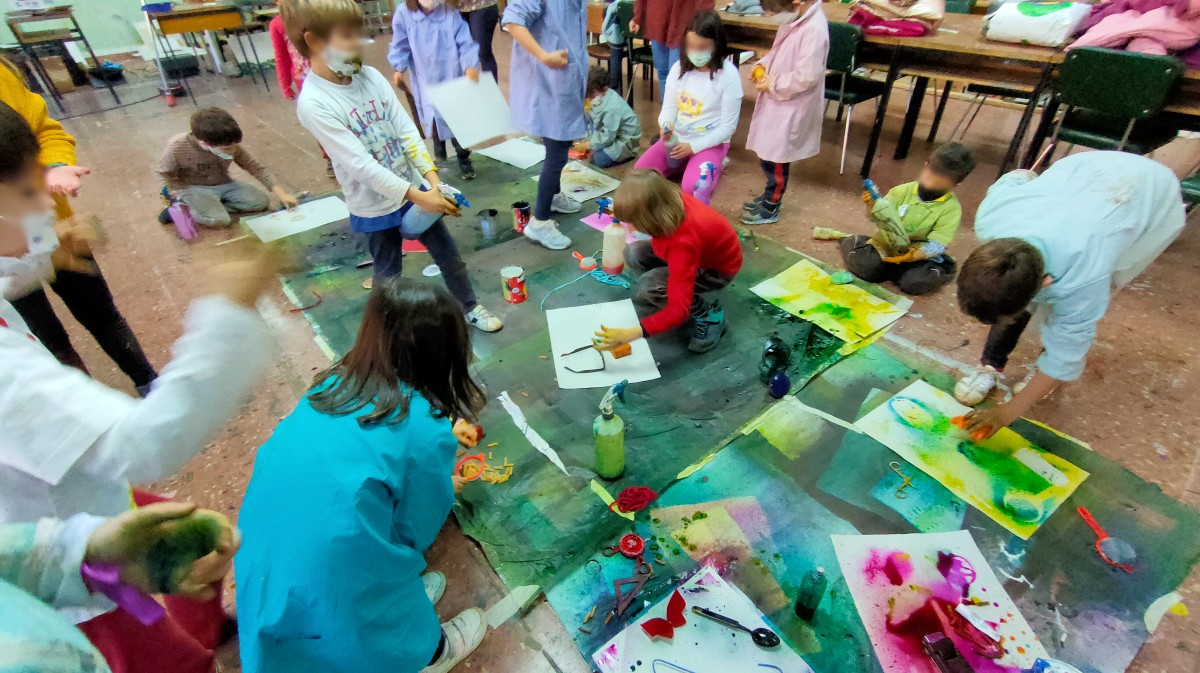 'Taller abierto' en la Escuela de Educación de Ávila.